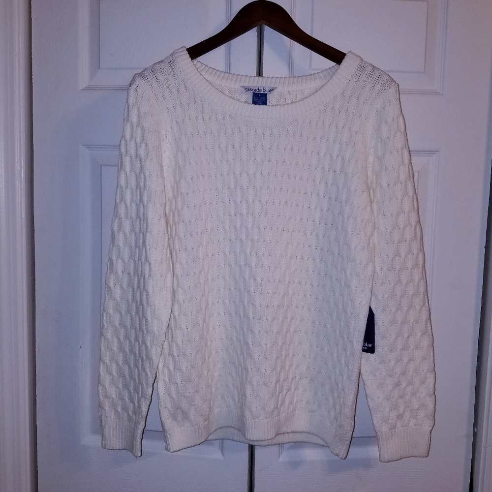 Cascade Blue Knitted Sweater